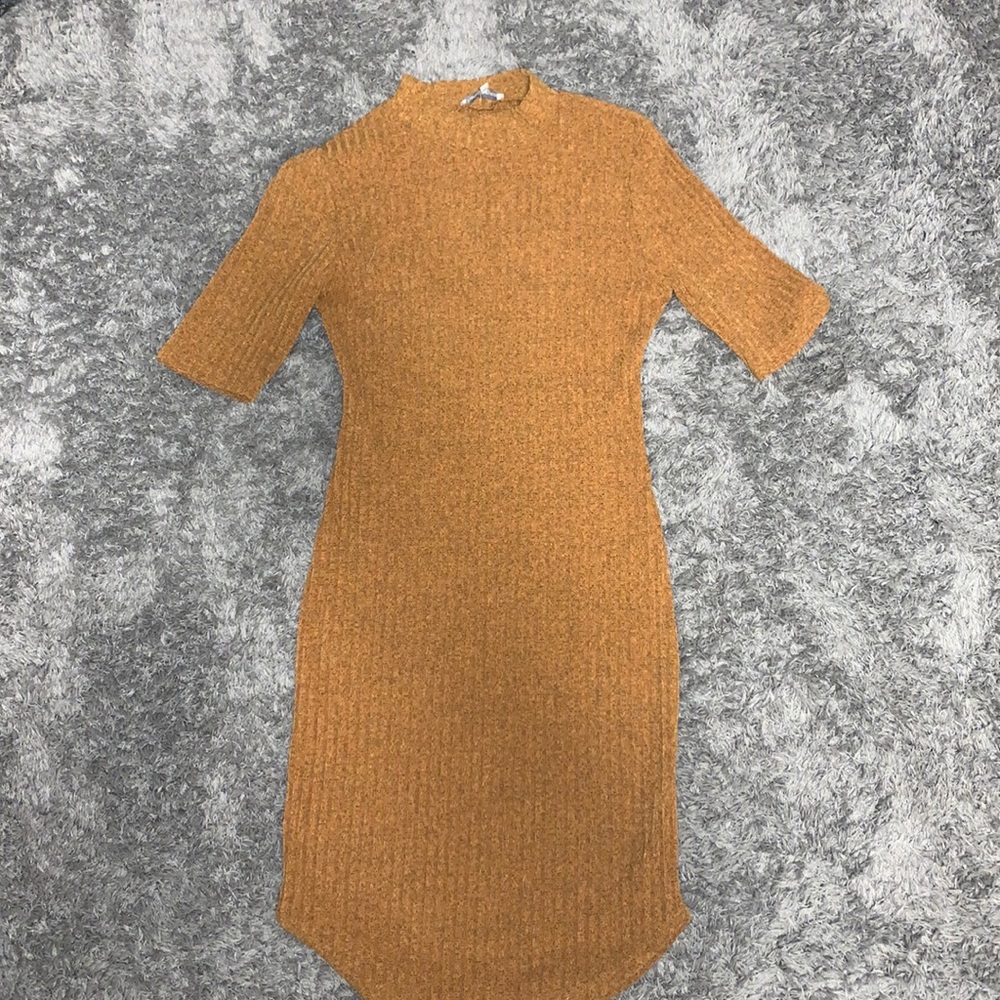 Rusty orange body on dress
